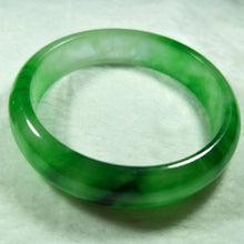 Load image into Gallery viewer, 10% OFF- 57/58/59 mm Certified Natural Jadeite Emerald Jade Bangle《Grade A》H512