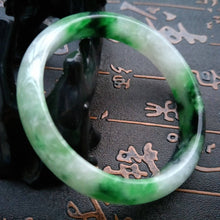 Load image into Gallery viewer, 10% OFF- 58/59/60 mm Certified Natural Jadeite Emerald Jade Bangle《Grade A》M519