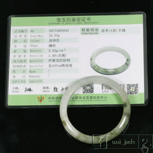 Load image into Gallery viewer, 10% OFF- 51/52/53 mm Certified Natural Jadeite Emerald Jade Bangle《Grade A》5045