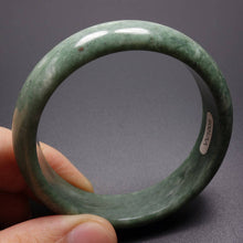 Load image into Gallery viewer, 10% OFF- 54/55/56 mm Certified Natural Jadeite Emerald Jade Bangle《Grade A》W1008