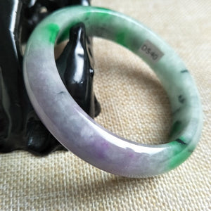 10% OFF- 57/58/59 mm Certified Natural Jadeite Emerald Jade Bangle《Grade A》D540