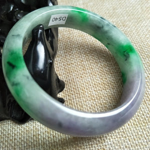 10% OFF- 57/58/59 mm Certified Natural Jadeite Emerald Jade Bangle《Grade A》D540