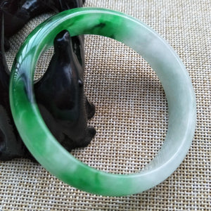 10% OFF- 58/59/60 mm Certified Natural Jadeite Emerald Jade Bangle《Grade A》P637