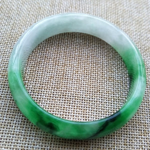 10% OFF- 58/59/60 mm Certified Natural Jadeite Emerald Jade Bangle《Grade A》P637