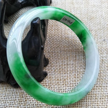 Load image into Gallery viewer, 10% OFF- 54/55/56 mm Certified Natural Jadeite Emerald Jade Bangle《Grade A》P640