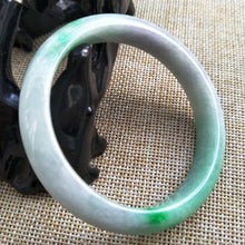 Load image into Gallery viewer, 10% OFF- 53/54/55 mm Certified Natural Jadeite Emerald Jade Bangle《Grade A》Z536