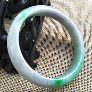 10% OFF- 53/54/55 mm Certified Natural Jadeite Emerald Jade Bangle《Grade A》Z536