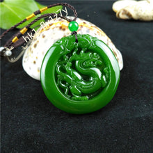 Load image into Gallery viewer, 10% OFF- Certified Natural Jadeite Emerald Jade Dragon-Pixiu Pendant《Grade A》