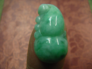 10% OFF- Certified Natural Jadeite Emerald Jade Gourd Ruyi Pendant 葫芦AAA