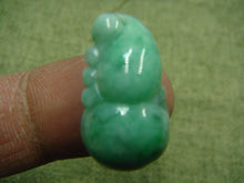 Load image into Gallery viewer, 10% OFF- Certified Natural Jadeite Emerald Jade Gourd Ruyi Pendant 葫芦AAA