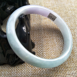 10% OFF- 54/55/56 mm Certified Natural Jadeite Emerald A Jade HandCarved Bracelet Bangle V543