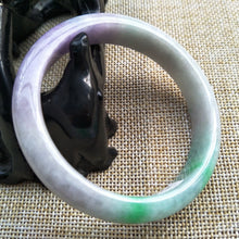 Load image into Gallery viewer, 10% OFF- 53/54/55 mm Certified Natural 3 Color Jadeite Emerald A Jade HandCarved Bracelet Bangle V546