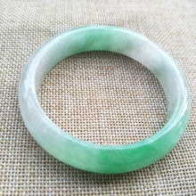 Load image into Gallery viewer, 10% OFF- 56/57/58 mm Certified Natural Jadeite Emerald A Jade HandCarved Bangle W156