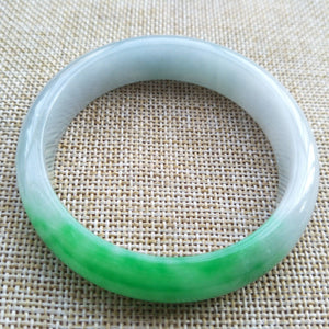 10% OFF- 53/54/55 mm Certified Natural Jadeite Emerald A Jade HandCarved Bangle C110