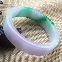 Load image into Gallery viewer, 10% OFF- 55/56/57 mm Certified Natural Jadeite Emerald Jade Bangle《Grade A》F049