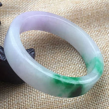 Load image into Gallery viewer, 10% OFF- 55/56/57 mm Certified Natural Jadeite Emerald Jade Bangle《Grade A》F049