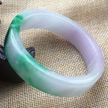 Load image into Gallery viewer, 10% OFF- 55/56/57 mm Certified Natural Jadeite Emerald Jade Bangle《Grade A》F049