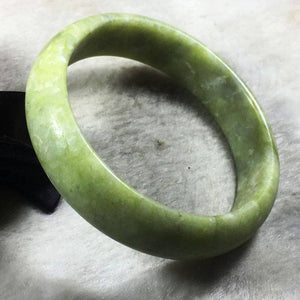 10% OFF- 53/54/55 mm Certified Natural Jadeite Emerald Jade Bangle《Grade A》005