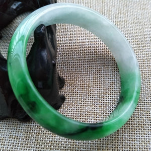 10% OFF- 58/59/60 mm Certified Natural Jadeite Emerald Jade Bangle《Grade A》P637