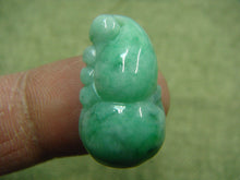 Load image into Gallery viewer, 10% OFF- Certified Natural Jadeite Emerald Jade Gourd Ruyi Pendant 葫芦AAA