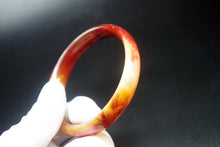 Load image into Gallery viewer, 10% OFF- 58/59/60 mm Certified Natural Red Emerald A*Jade Handcarved Bangle XB-268