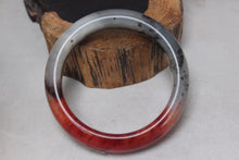 Load image into Gallery viewer, 10% OFF- 57/58/59 mm Certified Natural Red Emerald A*Jade Handcarved Bangle H480