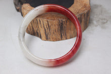 Load image into Gallery viewer, 10% OFF- 53/54/55 mm Certified Natural Red Emerald A*Jade Handcarved Bangle H517