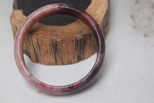 Load image into Gallery viewer, 10% OFF- 57/58/59 mm Certified Natural Red Emerald A*Jade Handcarved Bangle B285