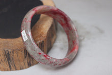 Load image into Gallery viewer, 10% OFF- 54/55/56 mm Certified Natural Red Emerald A*Jade Handcarved Bangle B288