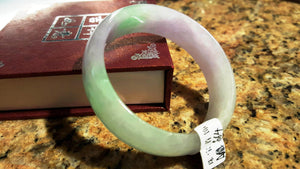 10% OFF- 53/54/55 mm Certified Natural Jadeite Emerald Jade Bangle《Grade A》A664