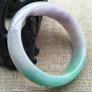 10% OFF- 54/55/56 mm Certified Natural Jadeite Emerald Jade Bangle《Grade A》P608