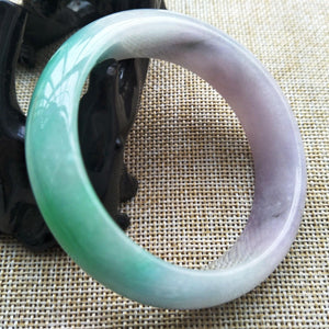 10% OFF- 54/55/56 mm Certified Natural Jadeite Emerald Jade Bangle《Grade A》P608