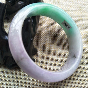 10% OFF- 54/55/56 mm Certified Natural Jadeite Emerald Jade Bangle《Grade A》P608