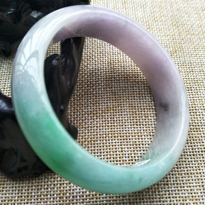 10% OFF- 54/55/56 mm Certified Natural Jadeite Emerald Jade Bangle《Grade A》P608