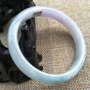 10% OFF- 54/55/56 mm Certified Natural Jadeite Emerald A Jade HandCarved Bracelet Bangle V543