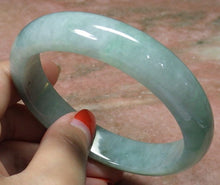 Load image into Gallery viewer, 10% OFF- 57/58/59 mm Certified Natural Jadeite Emerald A*Jade Handcarved Bangle 4377