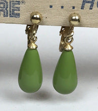 Load image into Gallery viewer, 10% OFF- 2 pcs-Certified Natural Jadeite Emerald A*Jade Handcarved A Pair of Lucky Jade Dangle Clip Earrings