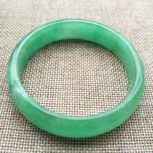 Load image into Gallery viewer, 10% OFF- 57/58/59 mm Certified Natural Jadeite Emerald Jade Bangle《Grade A》W110