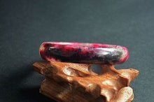 Load image into Gallery viewer, 10% OFF- 58/59/60 mm Certified Natural Red Emerald A*Jade Handcarved Bangle A007