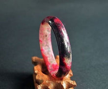 Load image into Gallery viewer, 10% OFF- 58/59/60 mm Certified Natural Red Emerald A*Jade Handcarved Bangle A007