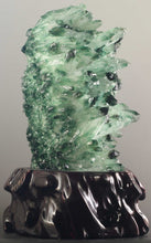 Load image into Gallery viewer, 7.9in/20cm H- 100% Genuine Purea Natural 1752g White and Green Crystal Statue (with Stand)