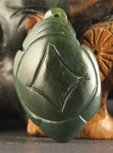 Load image into Gallery viewer, 10% OFF- Certified Natural Jadeite Emerald A*Jade HandCarved Jinchan Pendant A194011