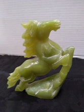 Load image into Gallery viewer, 6&#39;&#39;H- Chinese Antique Genuine Natural Green Jade Handcarved Sculpture Horse Statue