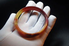 Load image into Gallery viewer, 10% OFF- 58/59/60 mm Certified Natural Red Emerald A*Jade Handcarved Bangle XB-268