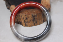 Load image into Gallery viewer, 10% OFF- 57/58/59 mm Certified Natural Red Emerald A*Jade Handcarved Bangle H480