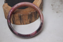 Load image into Gallery viewer, 10% OFF- 57/58/59 mm Certified Natural Red Emerald A*Jade Handcarved Bangle B285