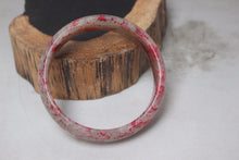 Load image into Gallery viewer, 10% OFF- 54/55/56 mm Certified Natural Red Emerald A*Jade Handcarved Bangle B288