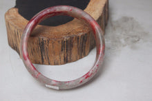 Load image into Gallery viewer, 10% OFF- 54/55/56 mm Certified Natural Red Emerald A*Jade Handcarved Bangle B288