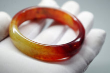 Load image into Gallery viewer, 10% OFF- 52/53/54 mm Certified Natural Red Emerald A*Jade Handcarved Bangle XB-341