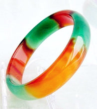 Load image into Gallery viewer, 10% OFF- 48/49/50 mm Certified Natural 3 Color Emerald A*Jade HandCarved Bangle A1945